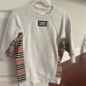 Girls long sleeve Burberry dress